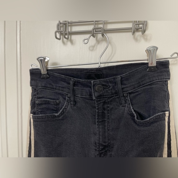 MOTHER The Insider Crop Step Fray in the "Guilty Racer" Size 25 - Picture 4 of 8